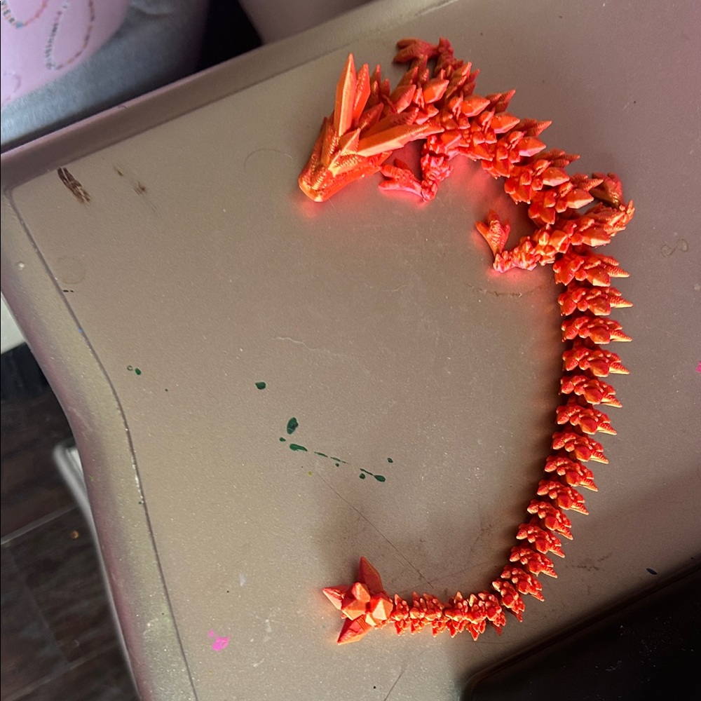Multicolor Dragon Figurine